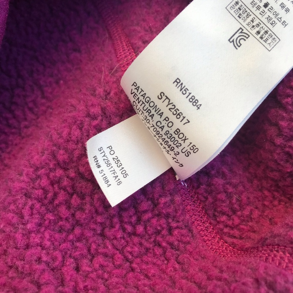 Patagonia Better Sweater M Pullover Fleece Pink - Picture 6 of 6